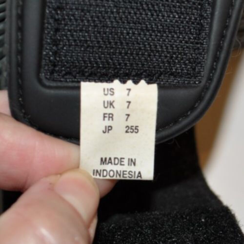Adidas Adissage Black White Stripe Adjustable Strap Sandals Slides Men 7 - Picture 6 of 6